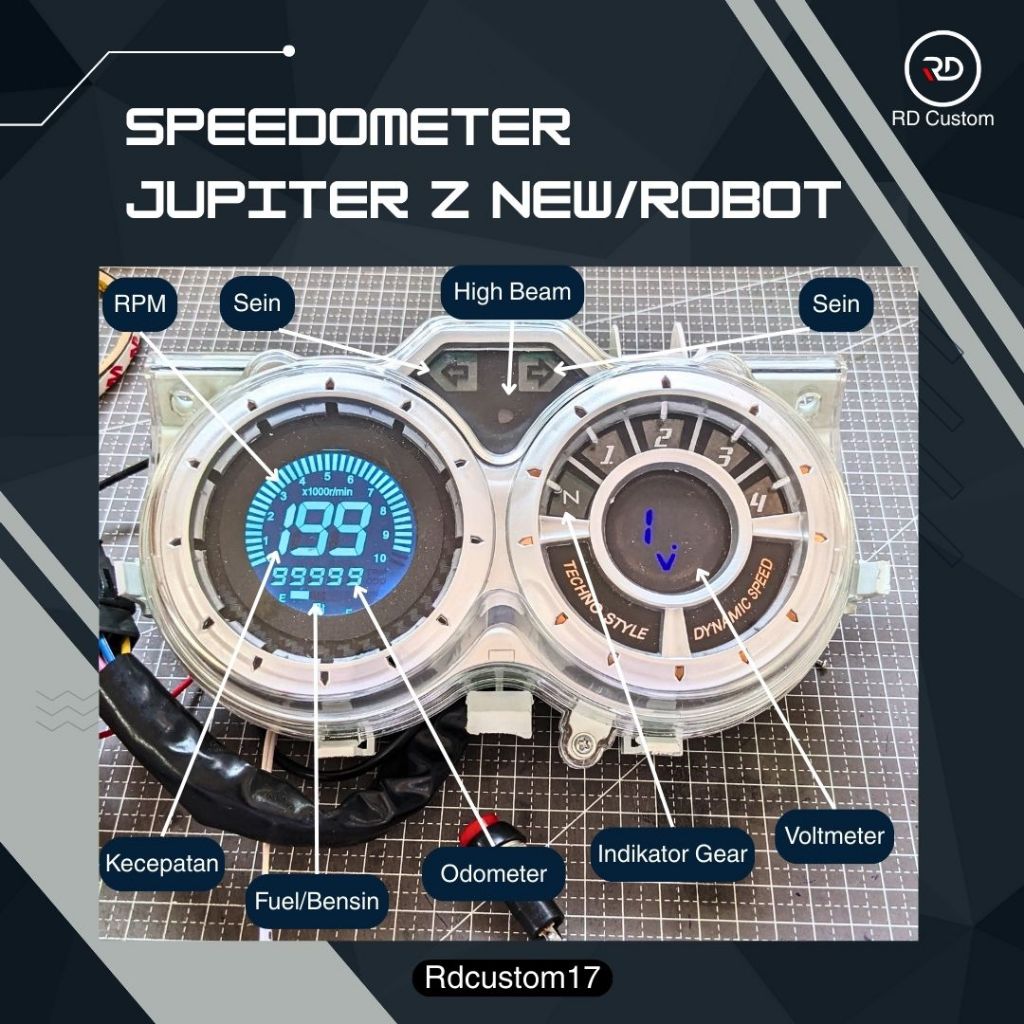 Jual Speedometer Digital Yamaha Jupiter Z New PNP | Shopee Indonesia