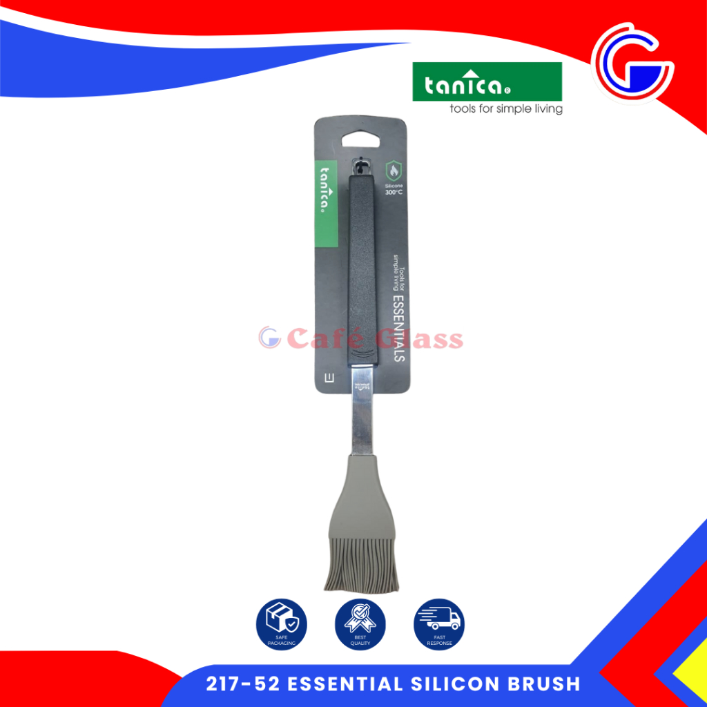 Kuas Silikon Masak - Tahan Panas 300°C - Kuas Food Grade - 217-52 Tanica Essential Silicone Brush