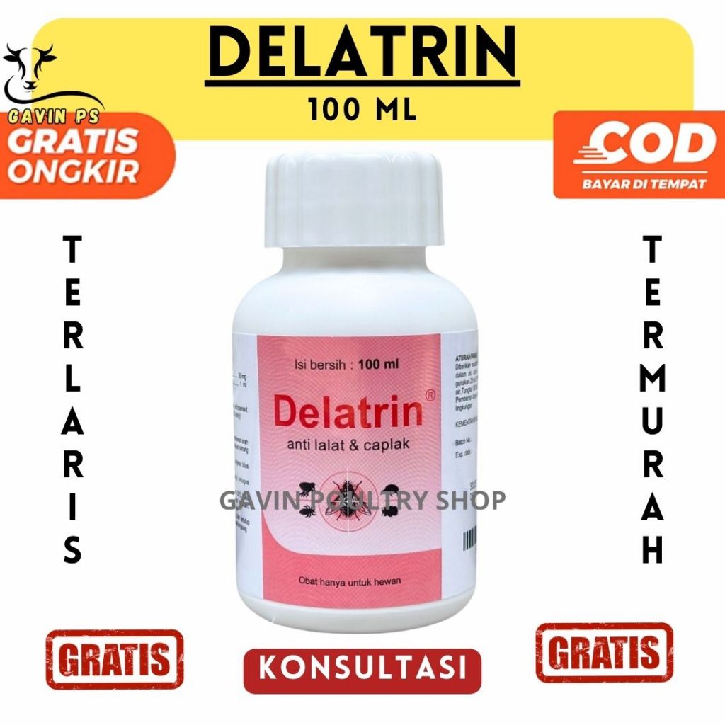 Jual DELATRIN 100 ML - Medion - Obat Anti Kutu Caplak Lalat dan tungau ...