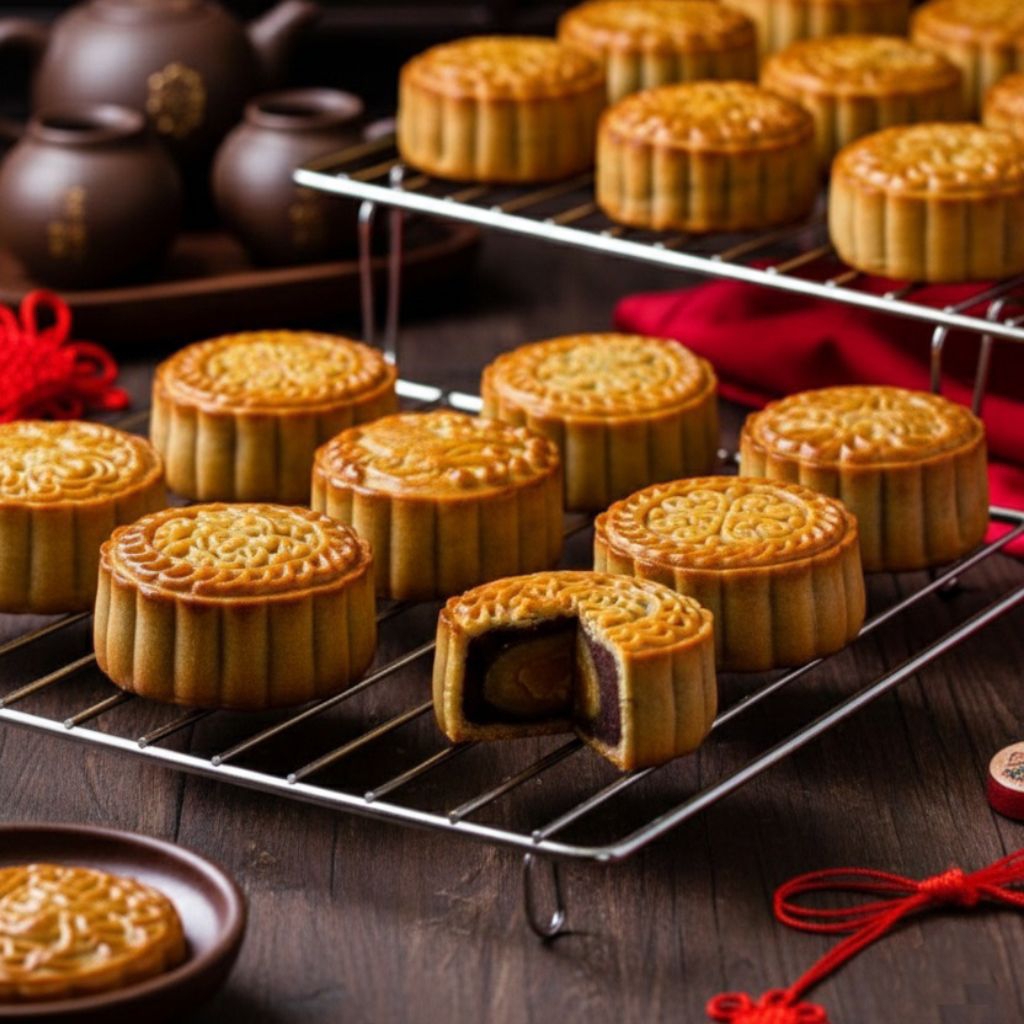 Jual Mooncake 12 rasa ukuran jumbo / Kue Bulan HALAL (harga satuan ...