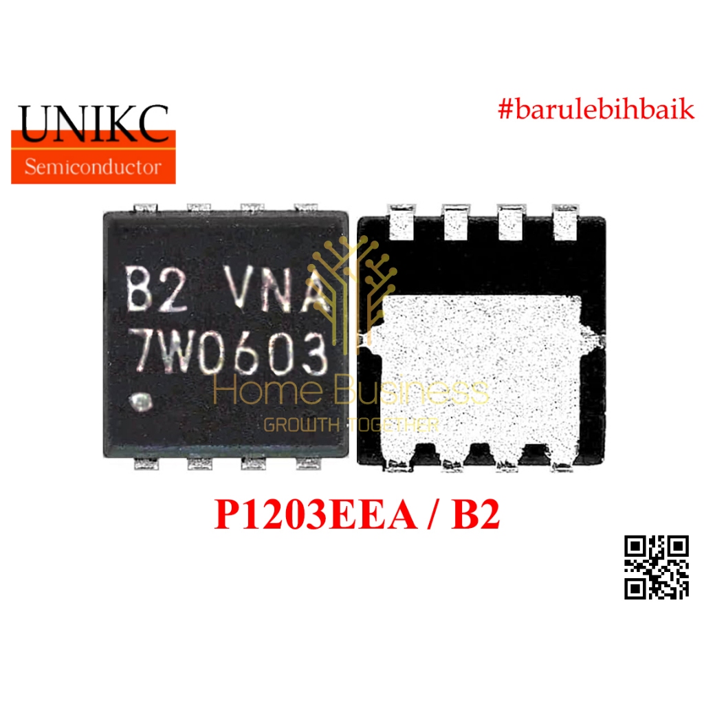 Jual IC MOSFET NIKO P1203EEA P-Channel Pchannel P-Ch Pch FET B2 VNA GNB ...