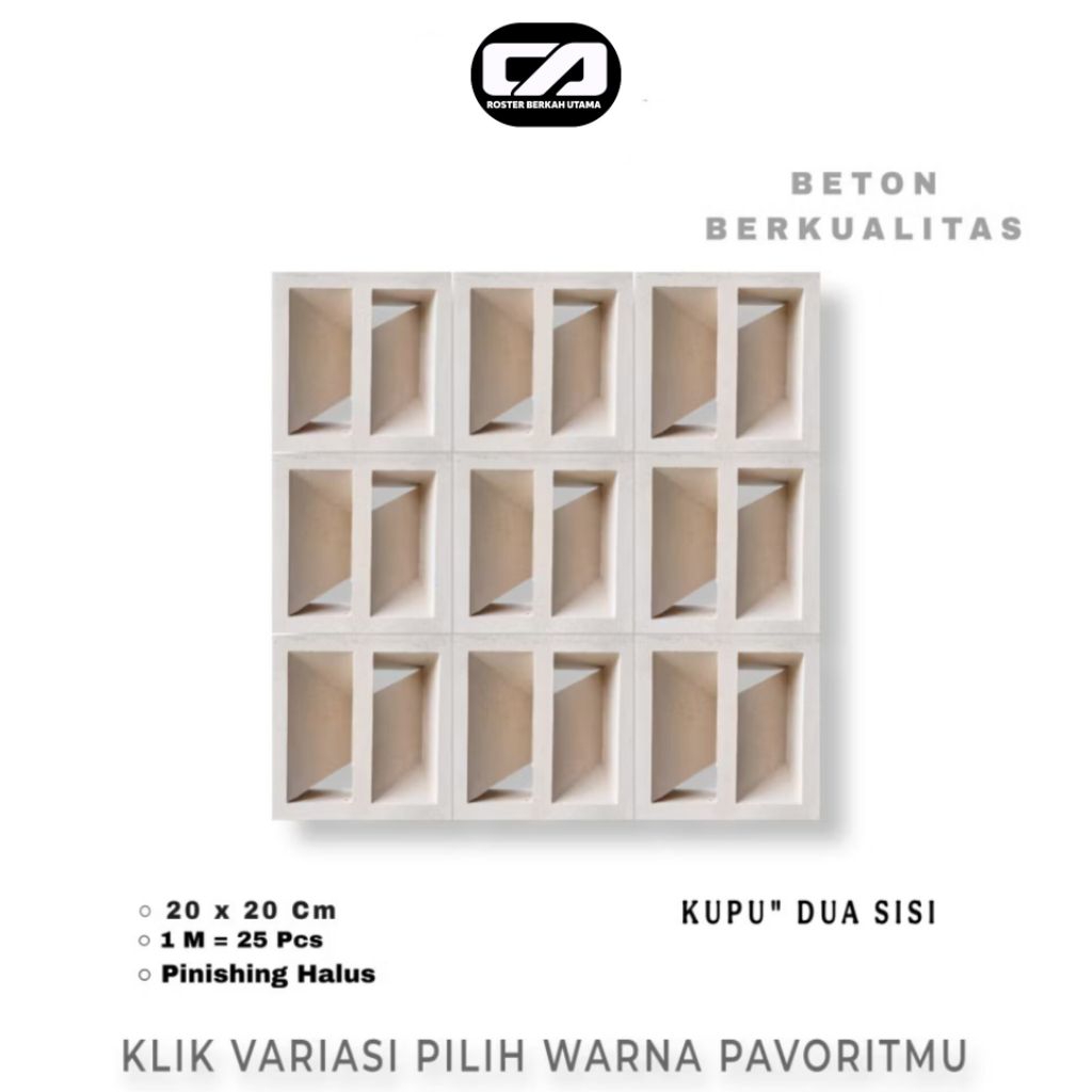 Jual ROSTER BERKAH UTAMA - Roster Beton Minimalis - Model Anti Tampias ...