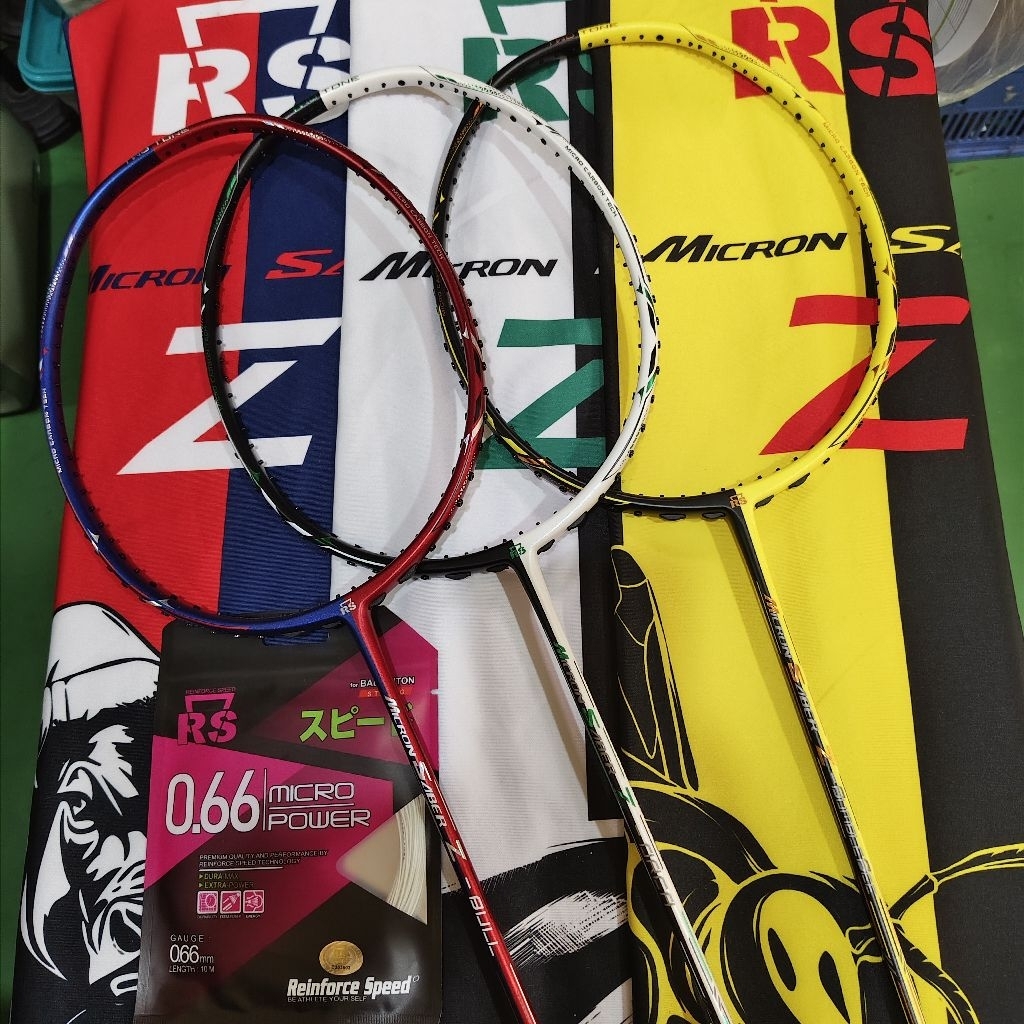 Jual Raket Badminton RS MICRON SABER Z BULL, ORCA, BUMBLEBEE ORIGINAL ...