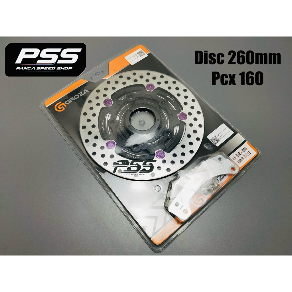 Jual DISC PIRINGAN CAKRAM GROZA PCX 160 CBS PCX 160 ABS UK 260 MM ...