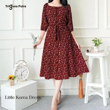 Korean Dress Wanita Dan Cocok Buat Sehari Hari Dan Ke Pesta Baju Wanita