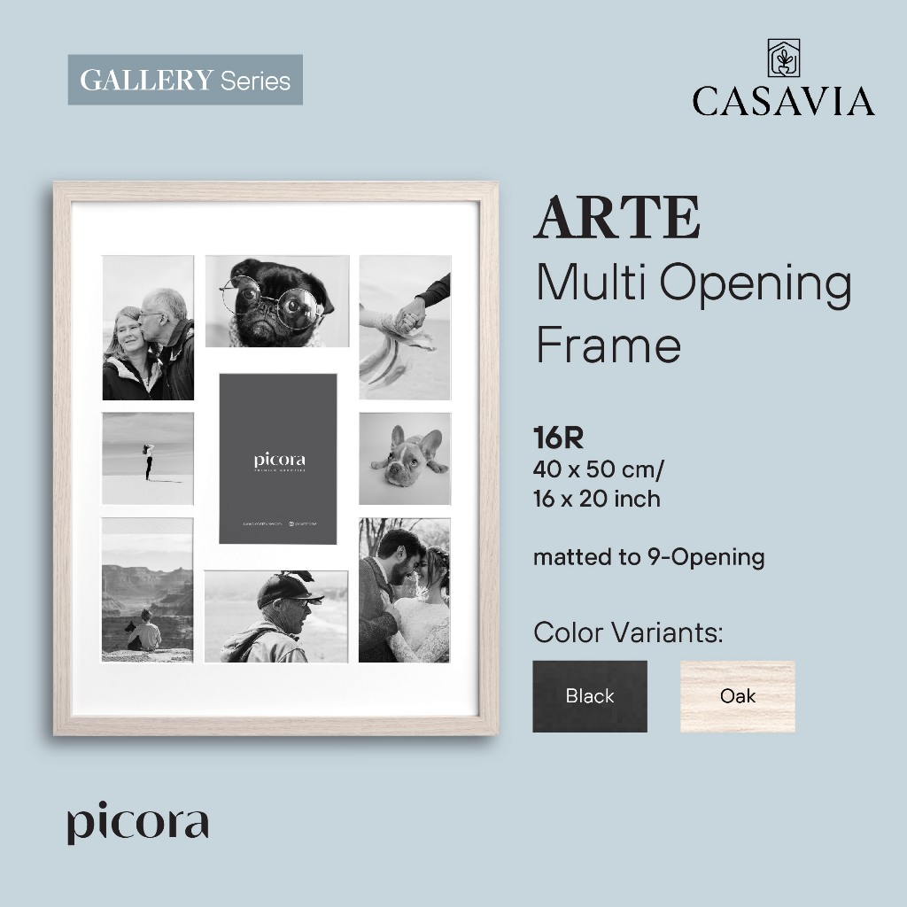 Jual PICORA ARTE Multi Opening Frame 40x50cm 16R/9op Bingkai Foto ...