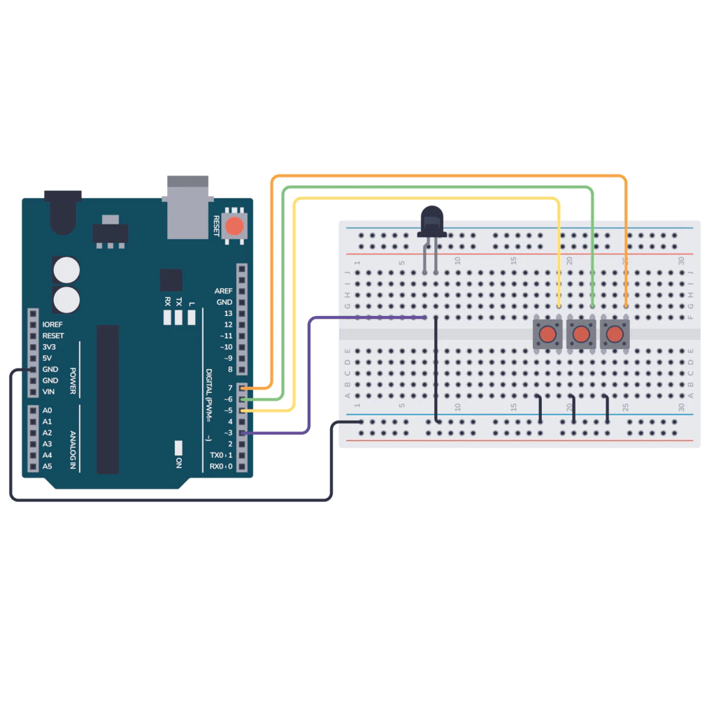 Arduino Infrared Rx Tx Example Cara Membaca Infrared dengan Sensor VS1838B (Rx/ Receiver) Inframerah ...
