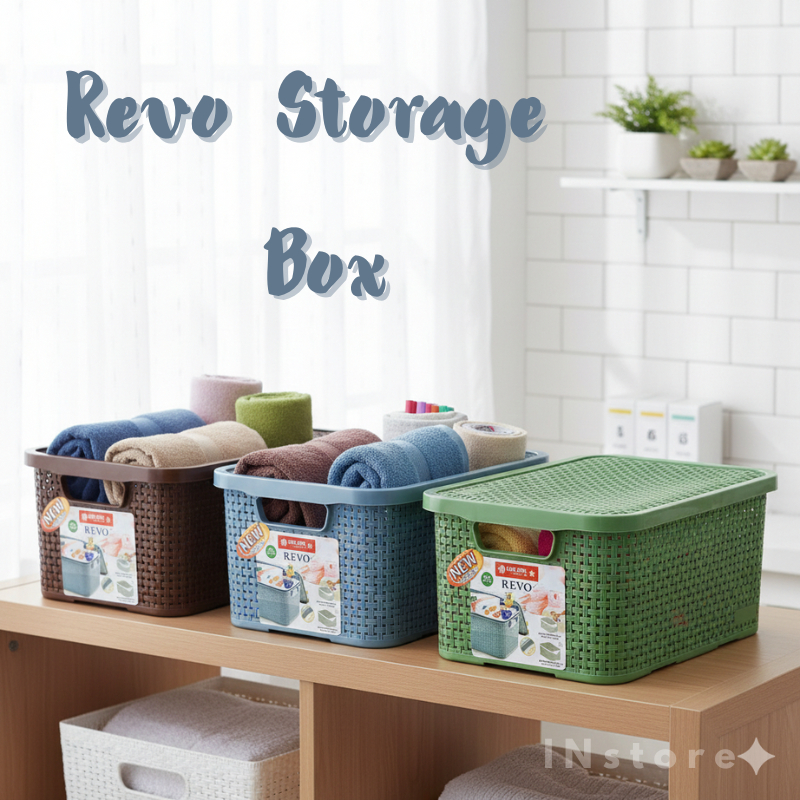 Jual Lion Star - Revo Storage Box - Keranjang + Tutup | Shopee Indonesia