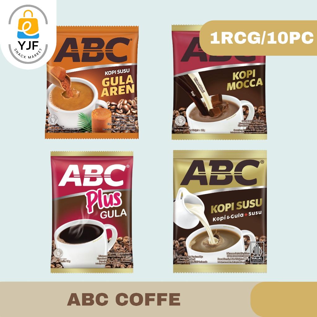 Jual ABC Kopi 18g - 1 RCG/10 PCS / ABC Plus Gula / ABC Kopi & Gula ...