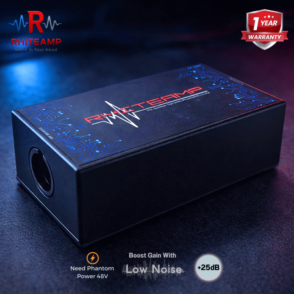 Jual Rhiteamp Mic Booster Box V1 penguat microphone dynamic pengganti ...