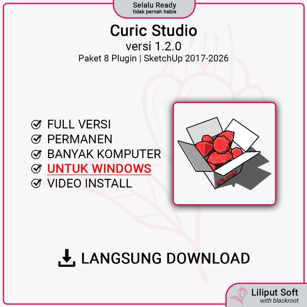 Jual Curic Studio Plugin SketchUp Full Versi Permanen | Shopee Indonesia