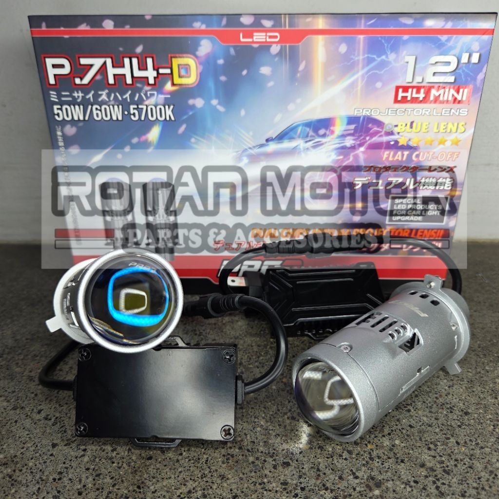 Jual Lampu Mini Biled Projie PRO7 P.7H4-D 50W / 60W H4 PNP Super Terang ...