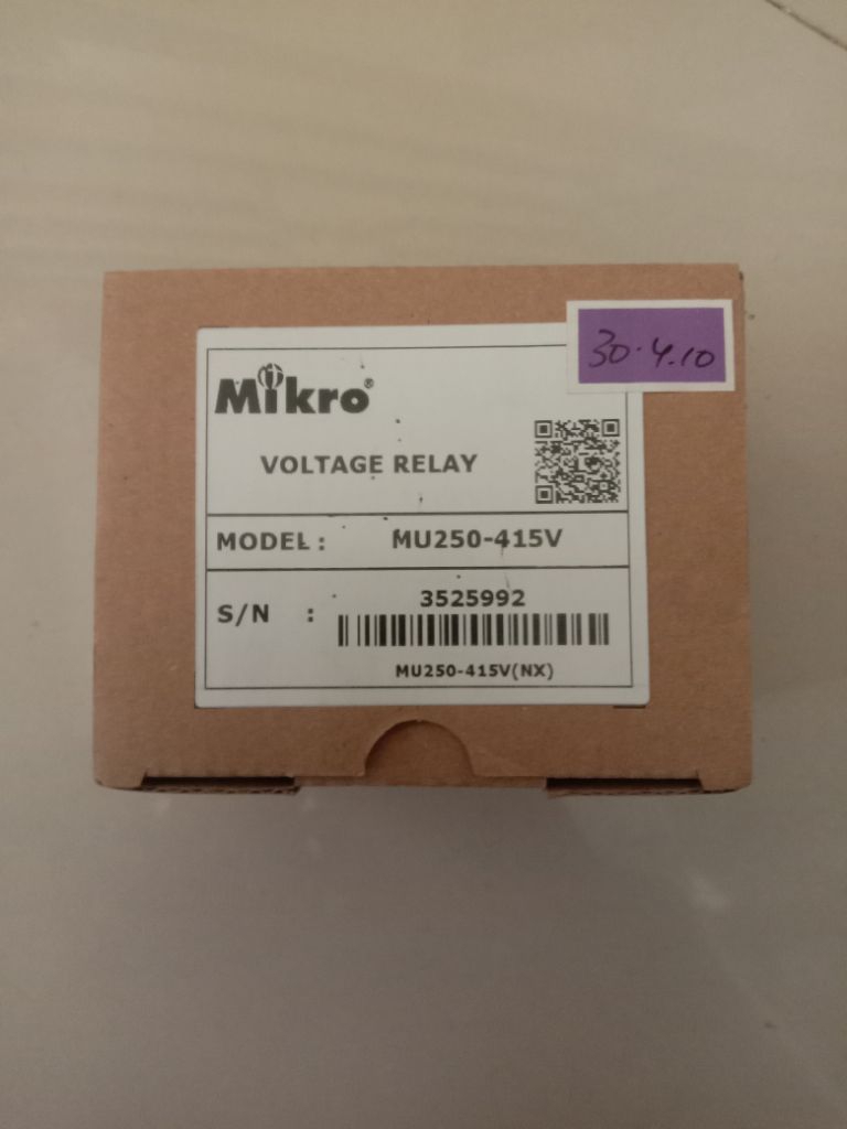 Jual MIKRO VOLTAGE RELAY MU250-415V | Shopee Indonesia