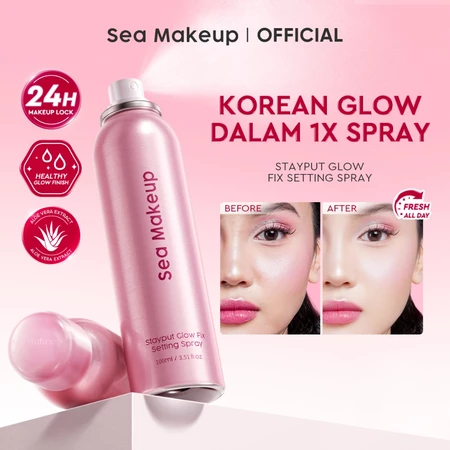 Sea Makeup Stayput Glow Fix Setting Spray