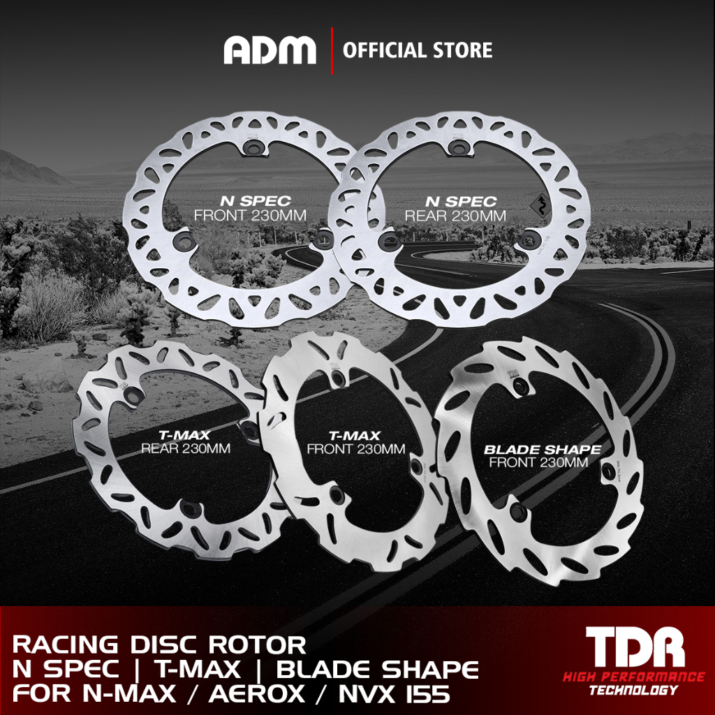Jual Piringan Cakram TDR N-MAX/AEROX Disc Rotor 230MM (N-SPEC, T-MAX ...