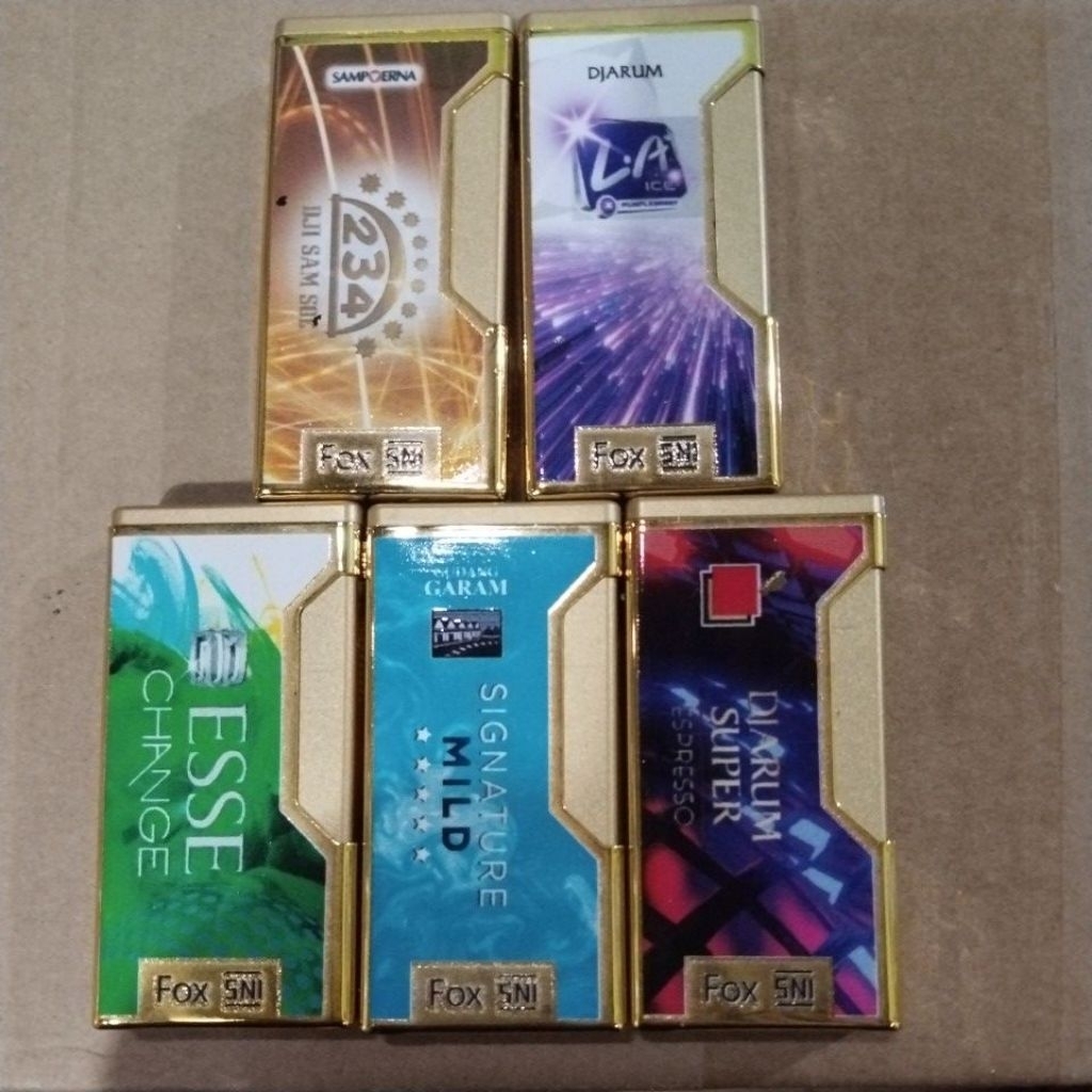 Jual korek bara fox gamma model rokok 5 varian | Shopee Indonesia