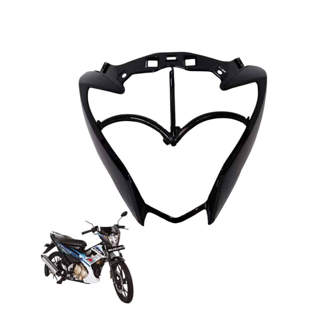 Jual KAP BATOK LAMPU DEPAN SATRIA FU150 2014 HITAM VR | Shopee Indonesia