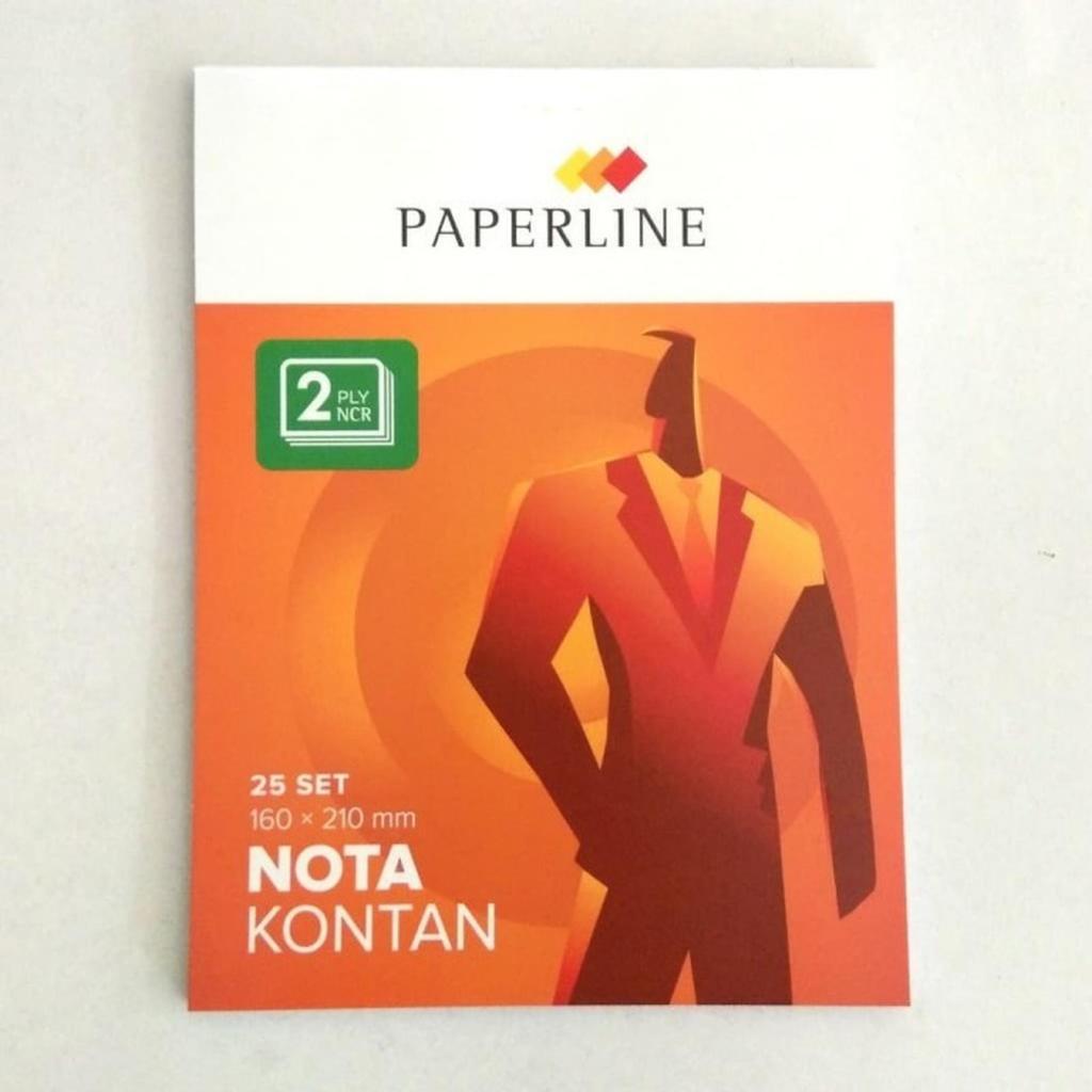 Jual Nota Kontan 2 Ply Besar PAPERLINE 160x210mm Original (1 PCS) / Bon ...