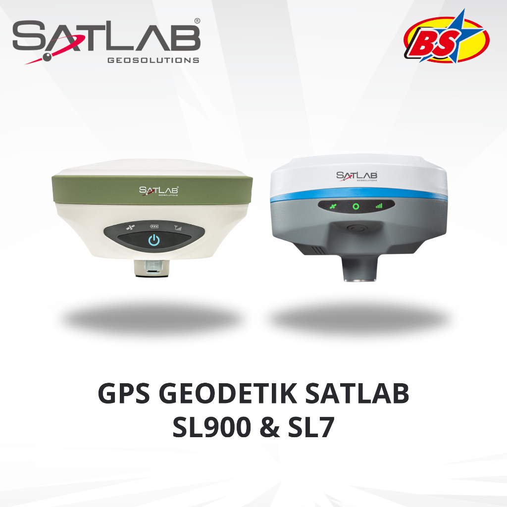 Jual GPS Geodetik SatLab SL900 & SatLab SL7 AR Visual GNSS RTK Receiver ...