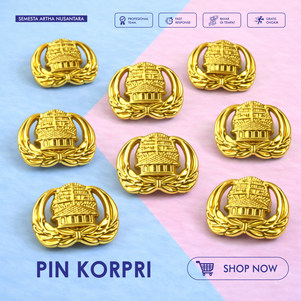 Jual Pin Korpri Terlengkap & Harga Terbaru Juni 2026 | Shopee Indonesia