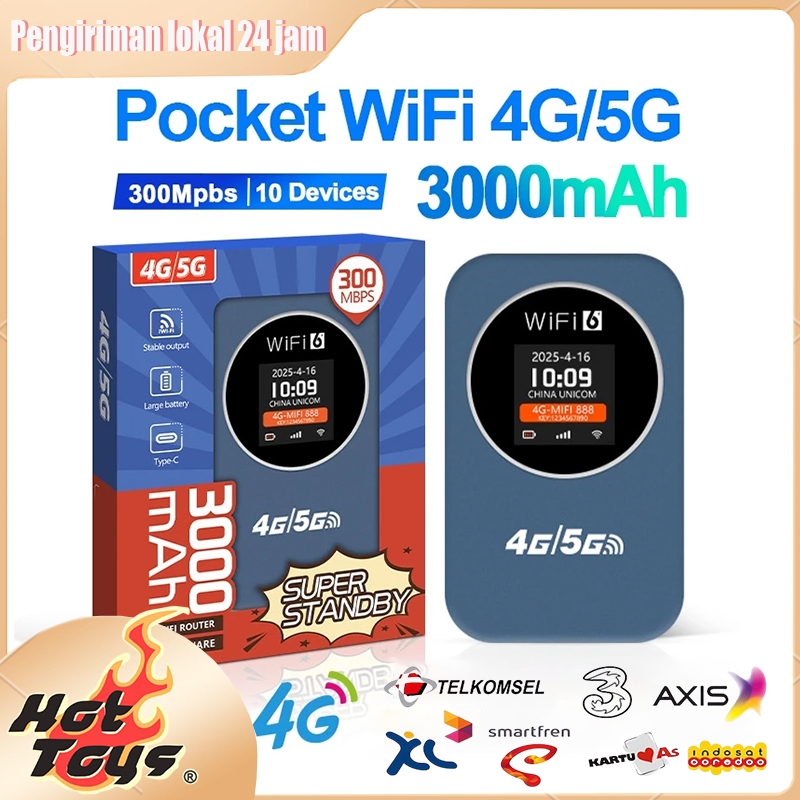 Jual Modem Wifi Saku Mini Nirkabel 5G LTE 3000mAh Membuka Kunci Semua ...