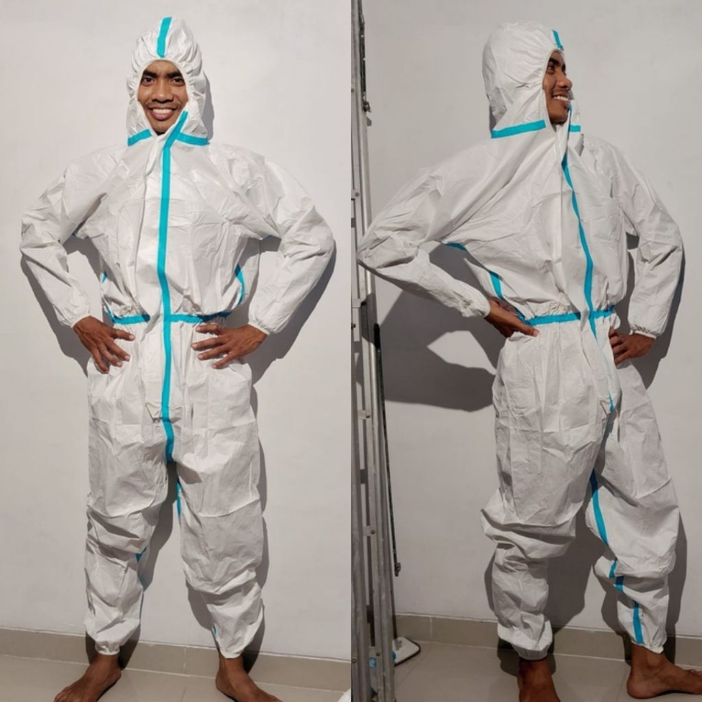 Jual MICROCARE MANTEL JAS HUJAN APD JUMPSUIT PLUS PELINDUNG SEPATU ...