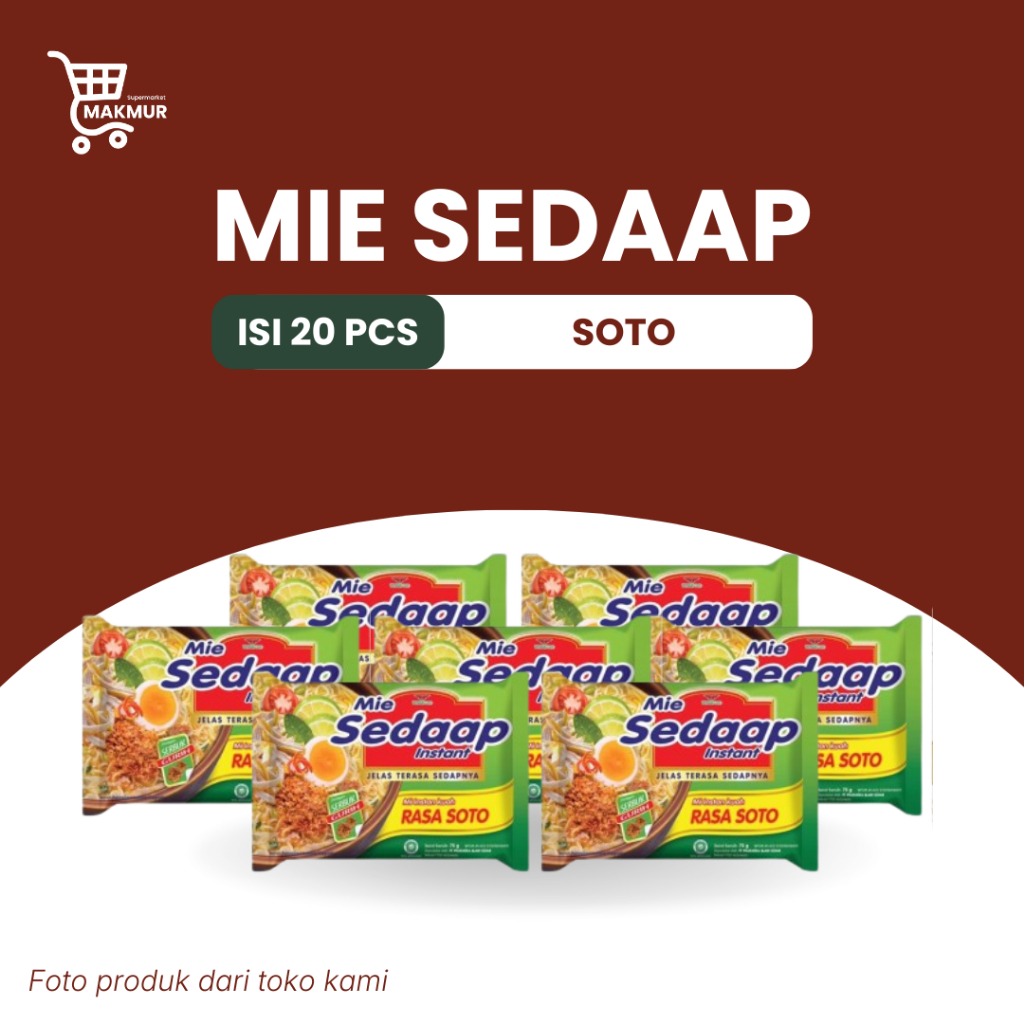 Jual Mie Sedaap Instant Bisa Mix Rasa 1 Karton isi 40 Pcs - Mie 