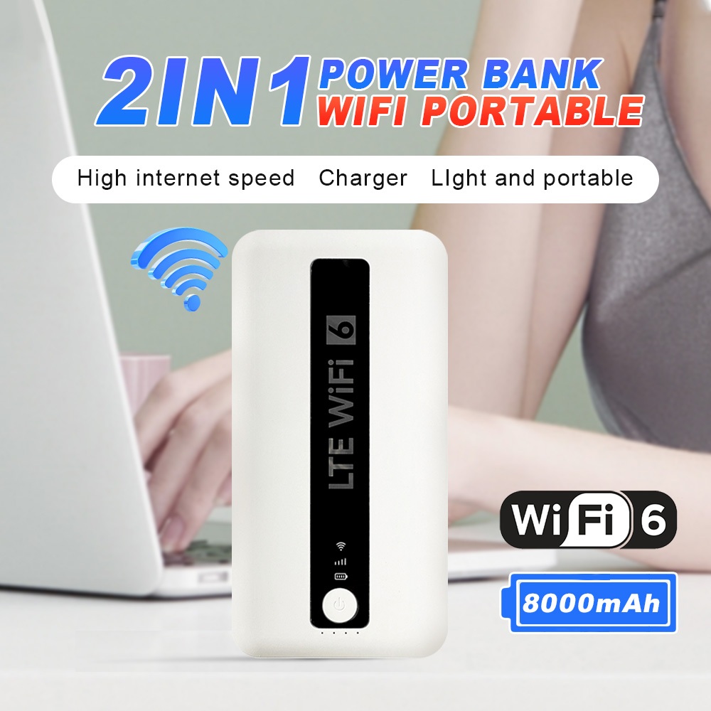 Jual Cod Modem G6 PocketWifi Charger 4G Mifi LTE 5G Mini Modem 300Mbps ...