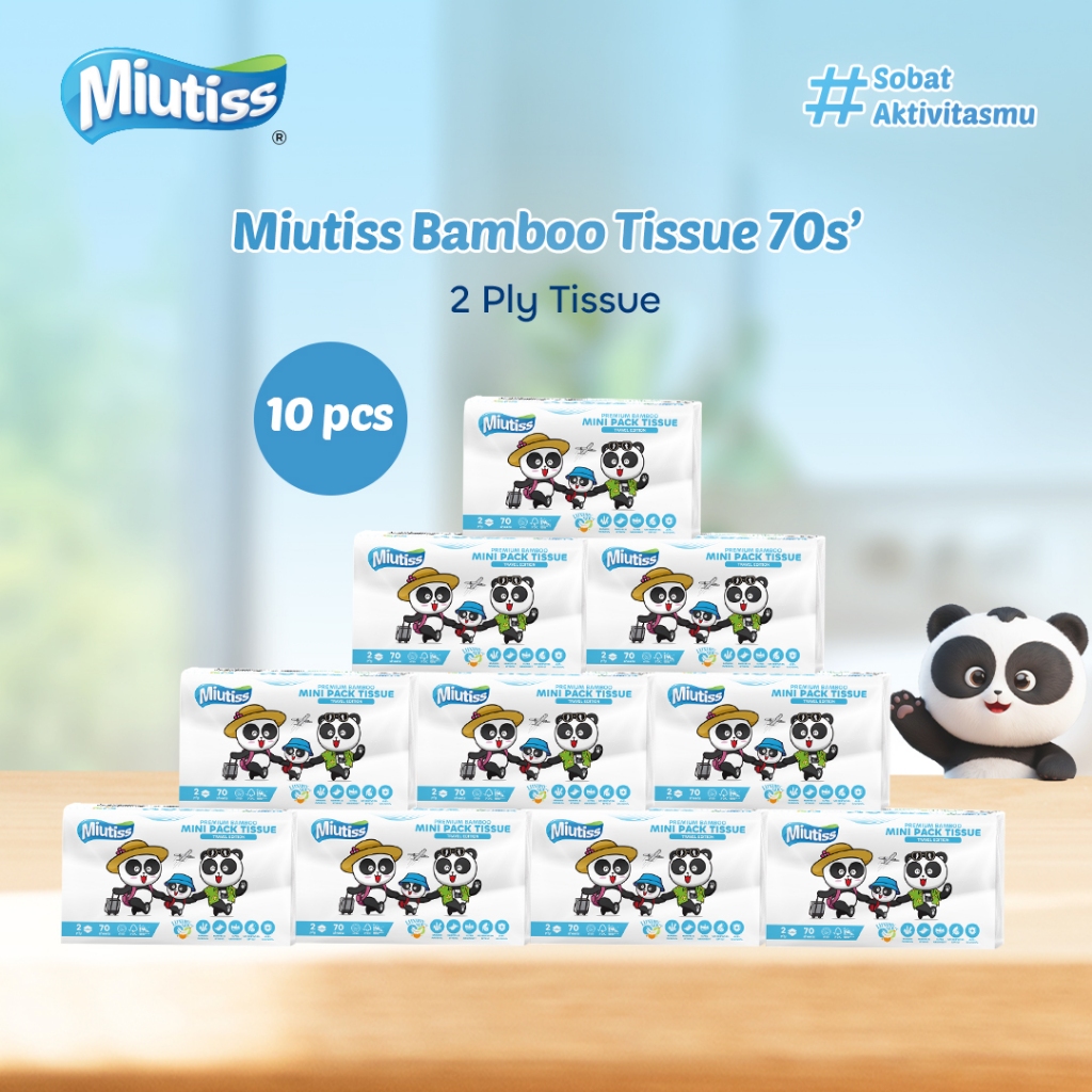 Jual Miutiss Premium Bamboo Tissue / Tisue / Tisu Bambu Mini Pack ...