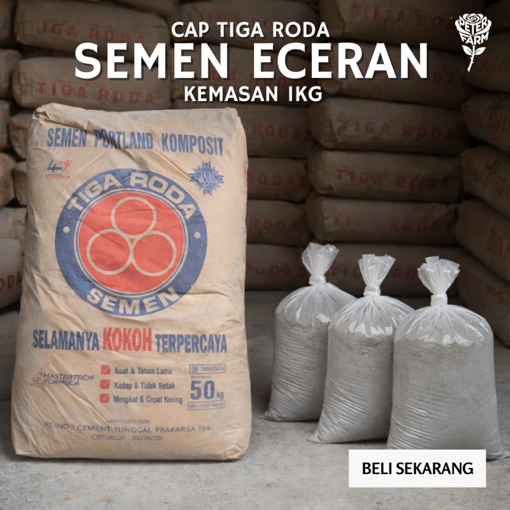 Jual Semen Cap Tiga Roda Kiloan / Eceran 1 Kg | Shopee Indonesia