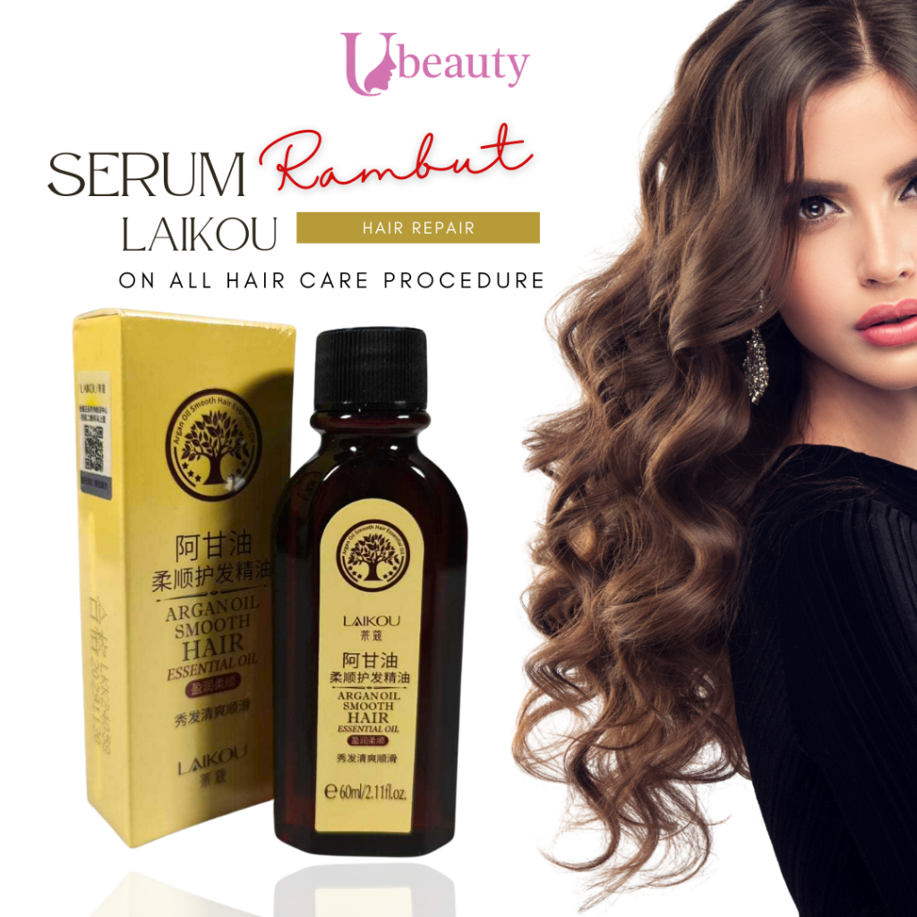 Jual Serum Rambut LAIKOU Argan Oil 60ml – Lembut, Halus, Bebas Kering ...