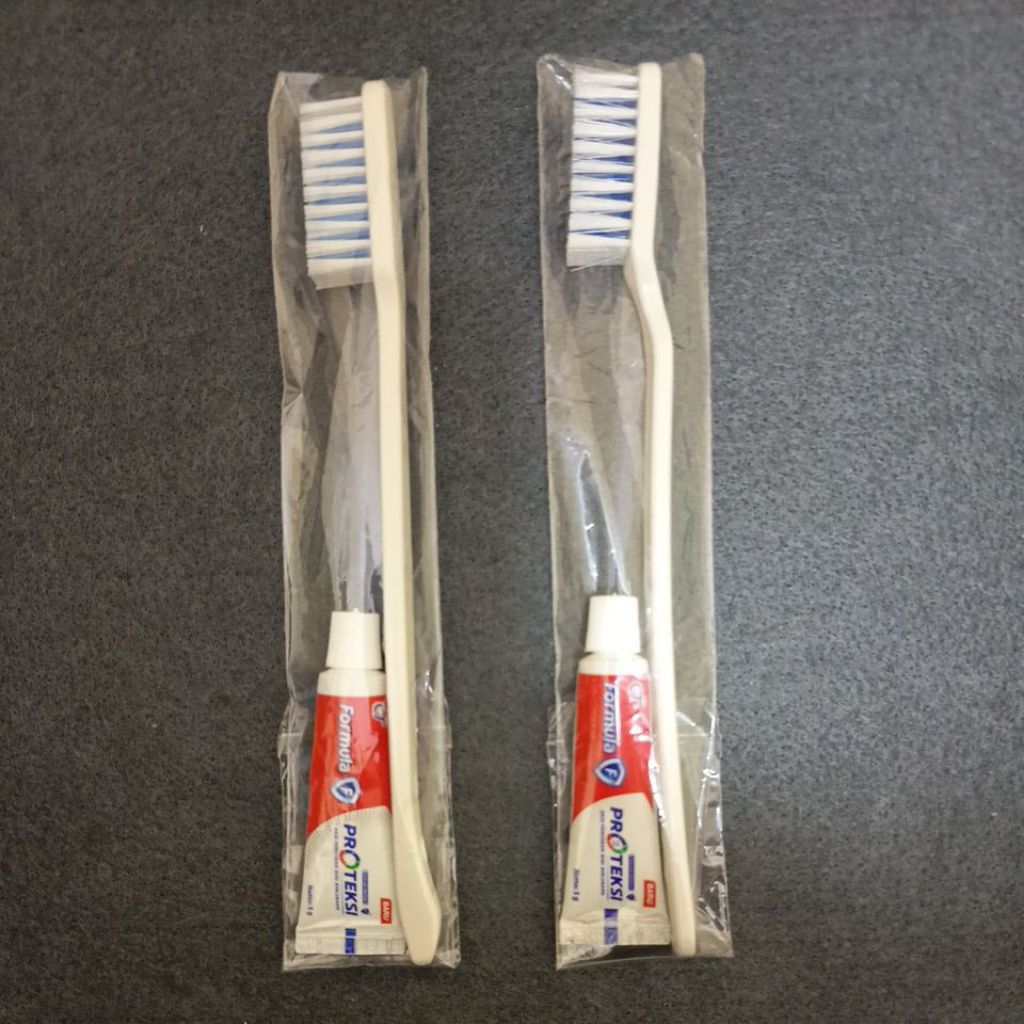 Jual Dental kit / Sikat gigi hotel super set odol formula 5gr (100pcs ...