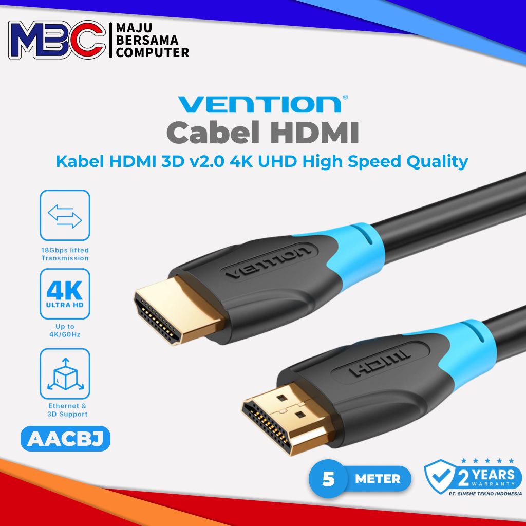 Jual Kabel HDMI 5m 4K Ultra HD Maxline 2.0 Premium Quality 5 Meter m ...