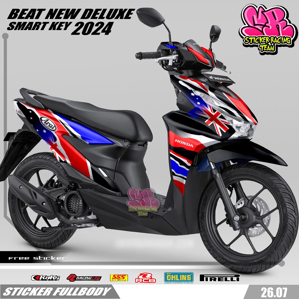 Jual COD Terbaru Sticker Full Body Honda Beat Deluxe Street Gen 2 Beat ...