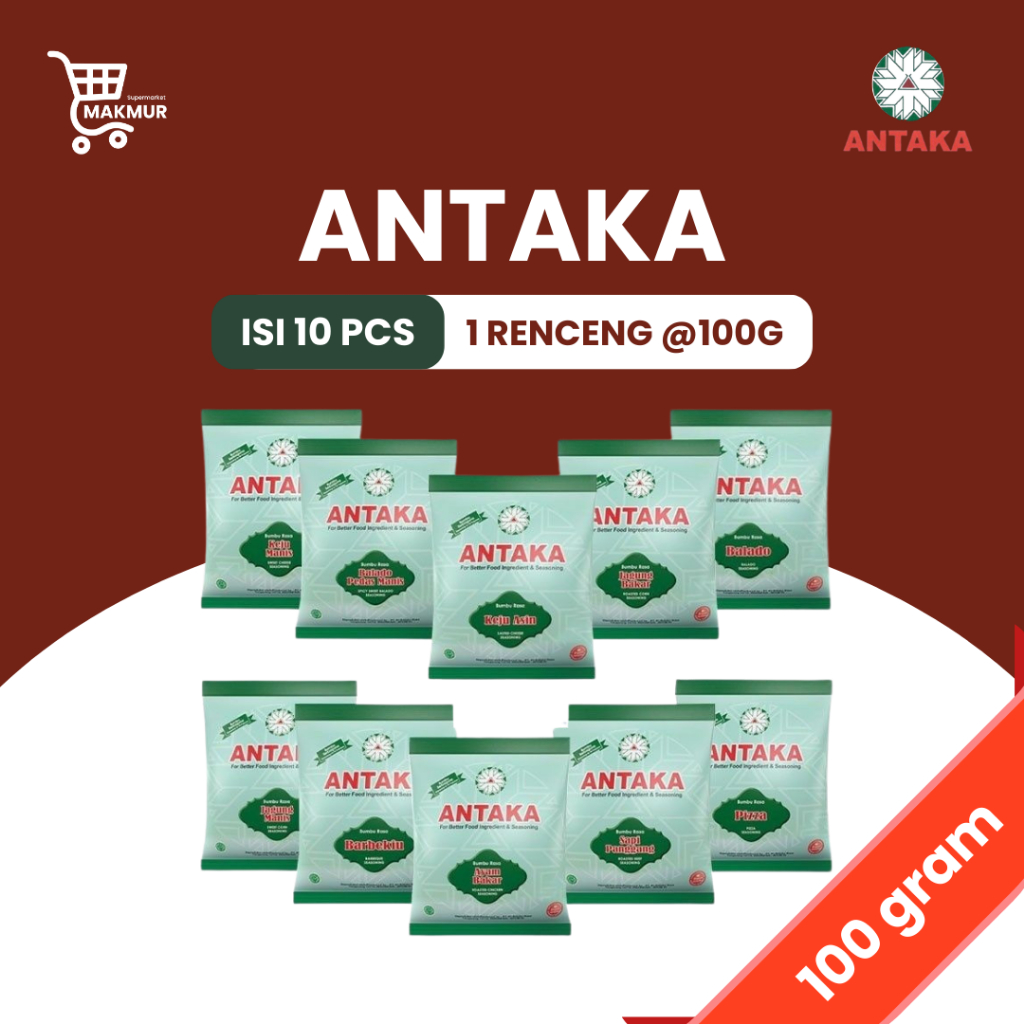 Jual Antaka Bumbu Tabur Instan Aneka Rasa Campur Rasa 100g - Penyedap ...