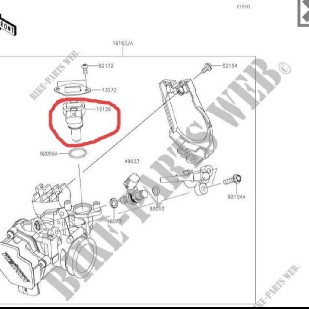 Jual valve isc plungger throttle body throtel bodi kawasaki ninja rr ...