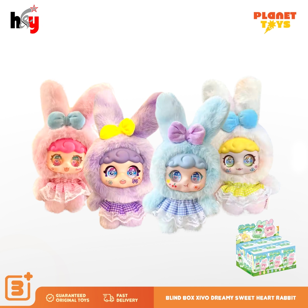Jual PTI - Mainan Anak Blind Box Xivo Dreamy Sweet Heart Rabbit ...