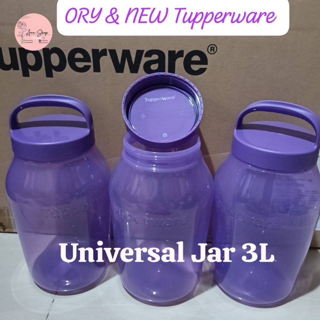 Jual Tupperware Universal Jar 3L(1) - Tempat Penyimpanan Makanan ...