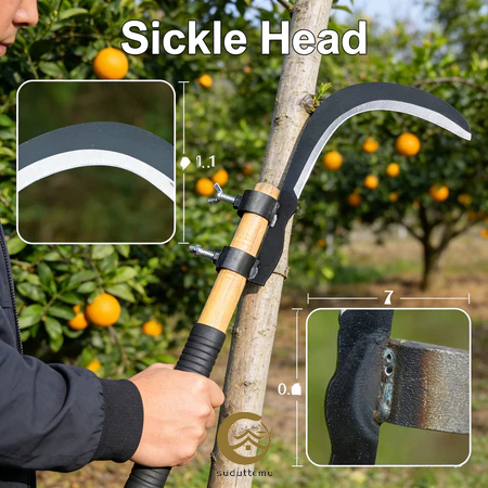 [COD]Sabit Pisau Pinang Adjustable Alat Pertanian Multifungsi - Memangkas Ranting Dahan, Memotong Rumput Air, Memetik Buah Dataran Tinggi | Peralatan Berkebun Praktis