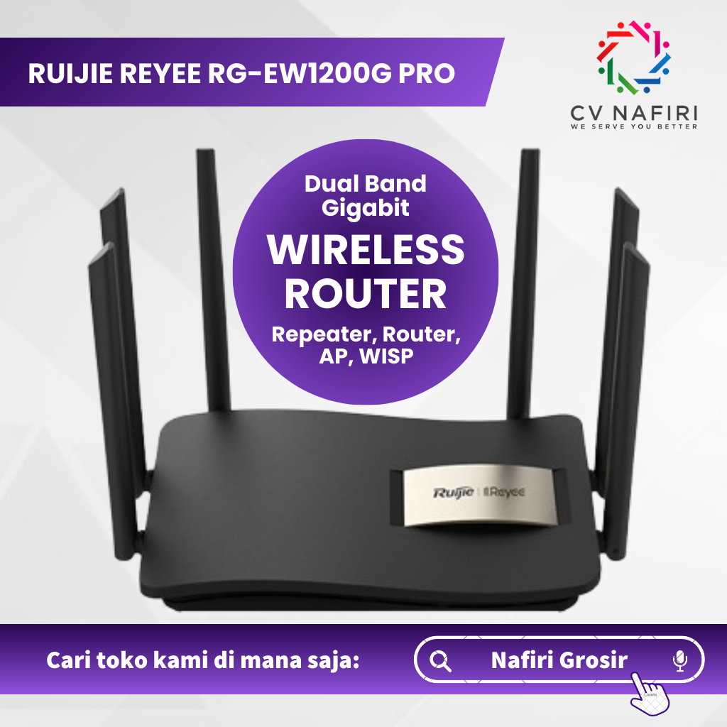 Jual Nafiri - RUIJIE REYEE RG-EW1200G PRO 1300M DUAL-BAND GIGABIT ...