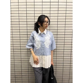 Seminggu.Rtw Gretta Peplum Shirt (Short Sleeve)