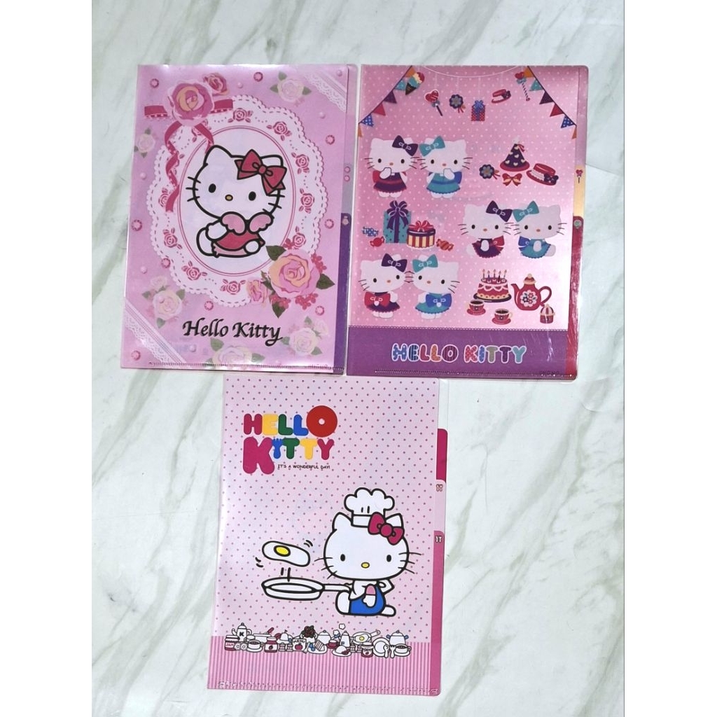 Jual Dokumen file holder Hello Kitty 1 pocket and 3 index pockets ...