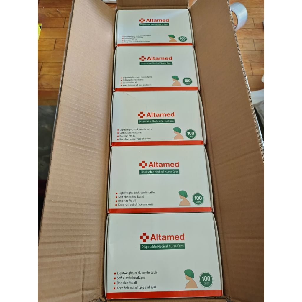 Jual ALTAMED (DISPOSABLE MEDICAL NURSE CAPS 1 KOTAK ISI 100 CAPS ...