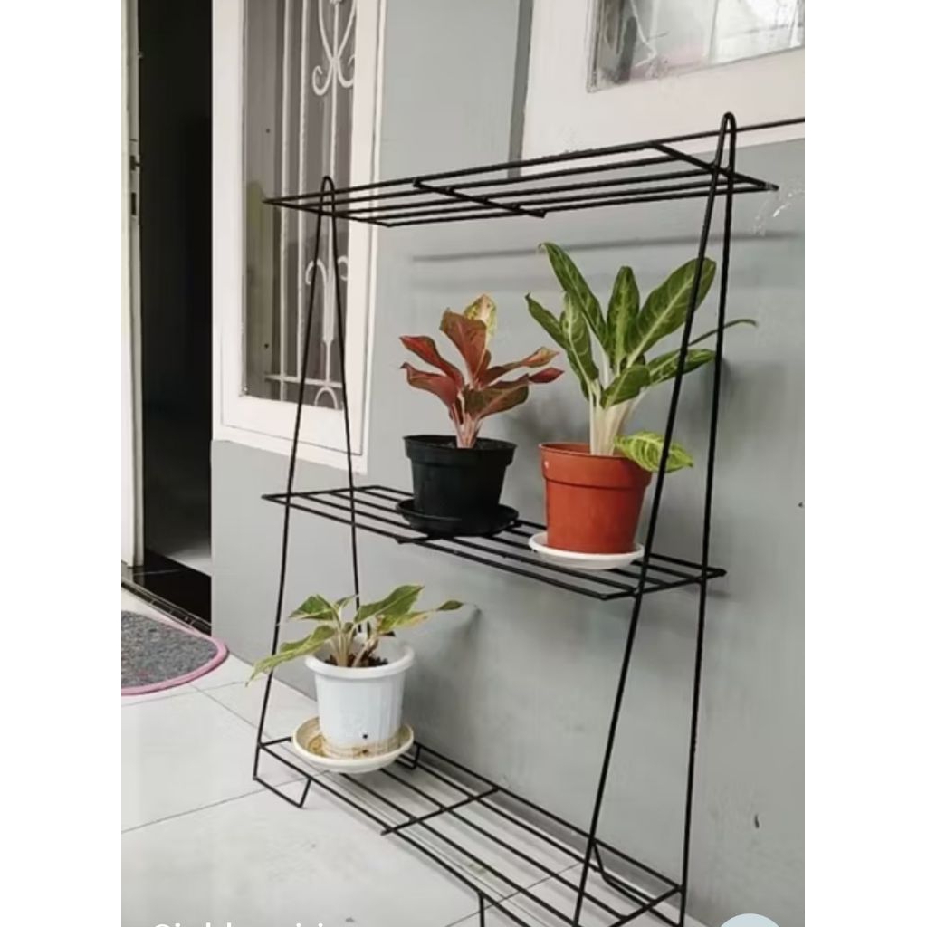 Jual Model 3 Tingkat/Rak Tempat Tanaman 3 Tingkat/Alas Rak Pot Bunga ...