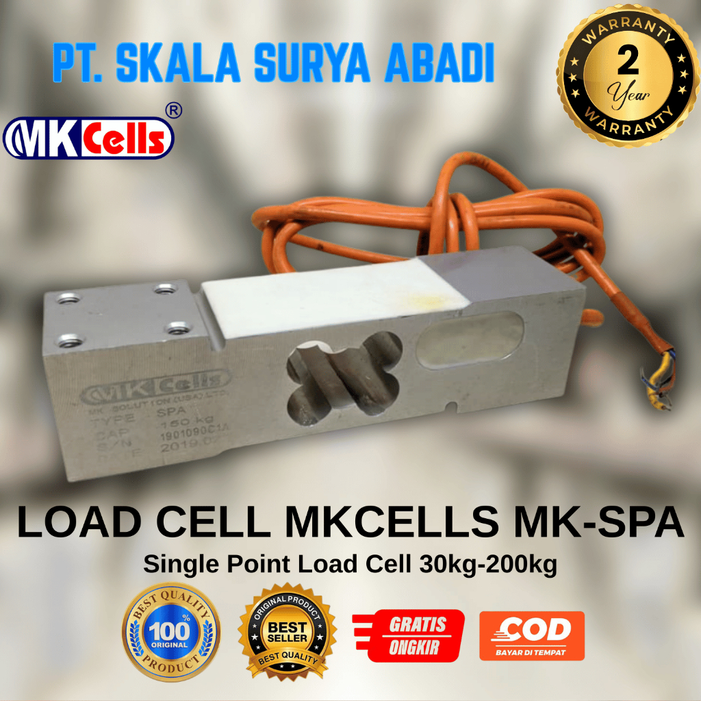 Jual Load Cell MKCELLS MK-SPA 30Kg-200kg / Single Point Load Cell ...