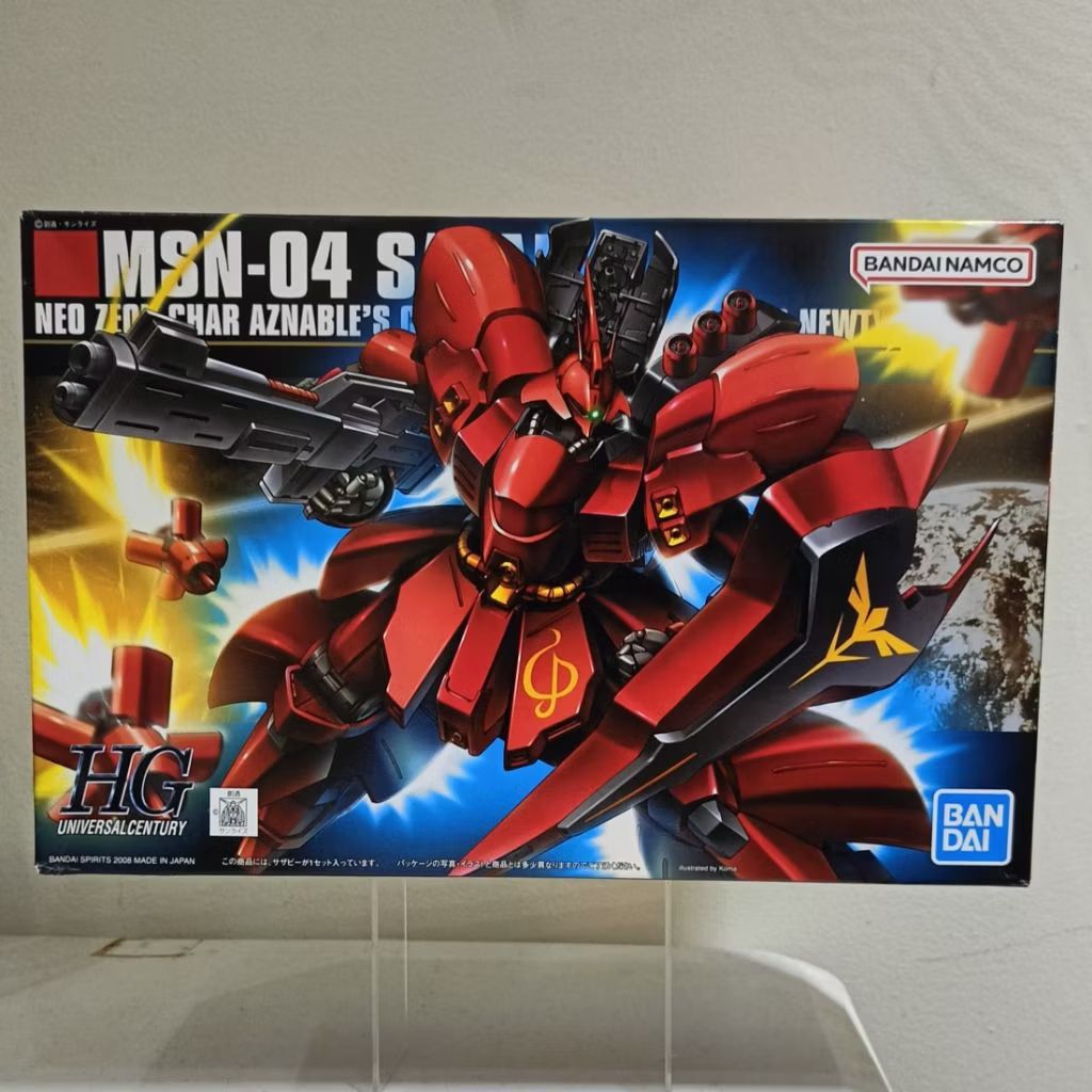 Jual HG Sazabi Zeon Gunpla Gundam Bandai not PG MG RG SD HCM MSIA ...