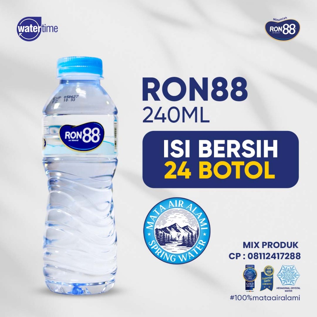 Jual Ron88 - Air Mineral Mini 240ML | Shopee Indonesia