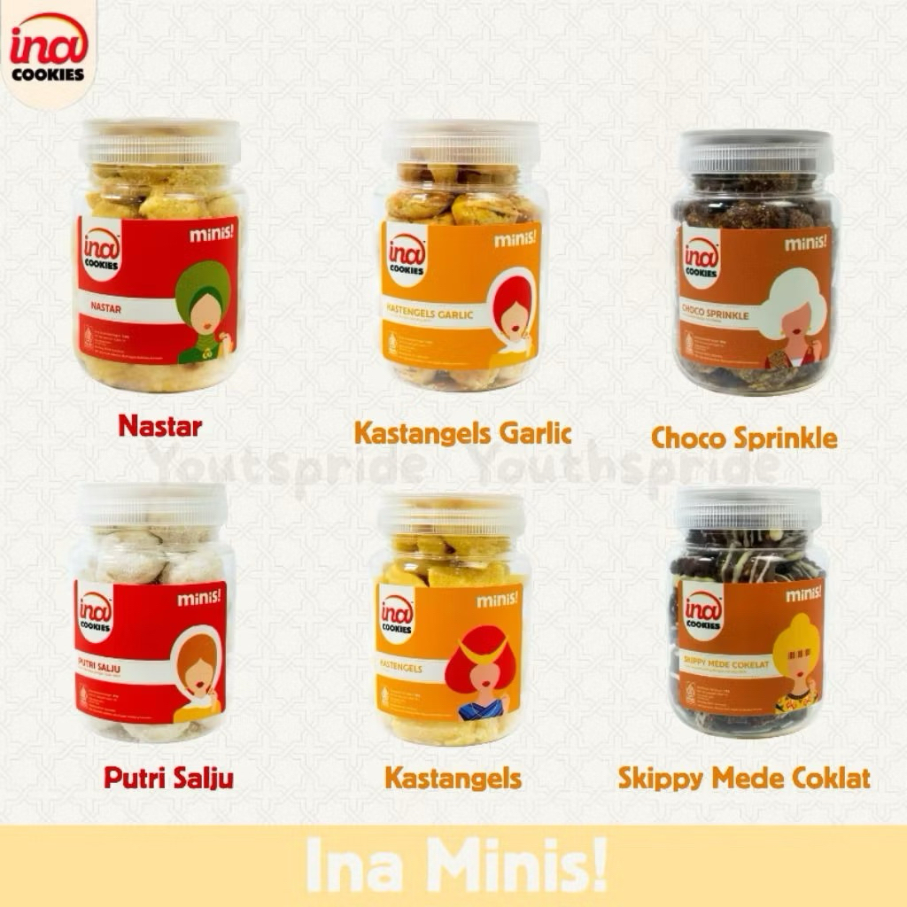 Jual Ina Cookies Mini Cookies (Toples Mini) | Shopee Indonesia