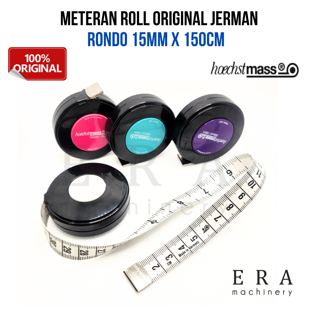 Jual Meteran Roll ORIGINAL German RONDO Hoechstmass Roller Tape Measure ...