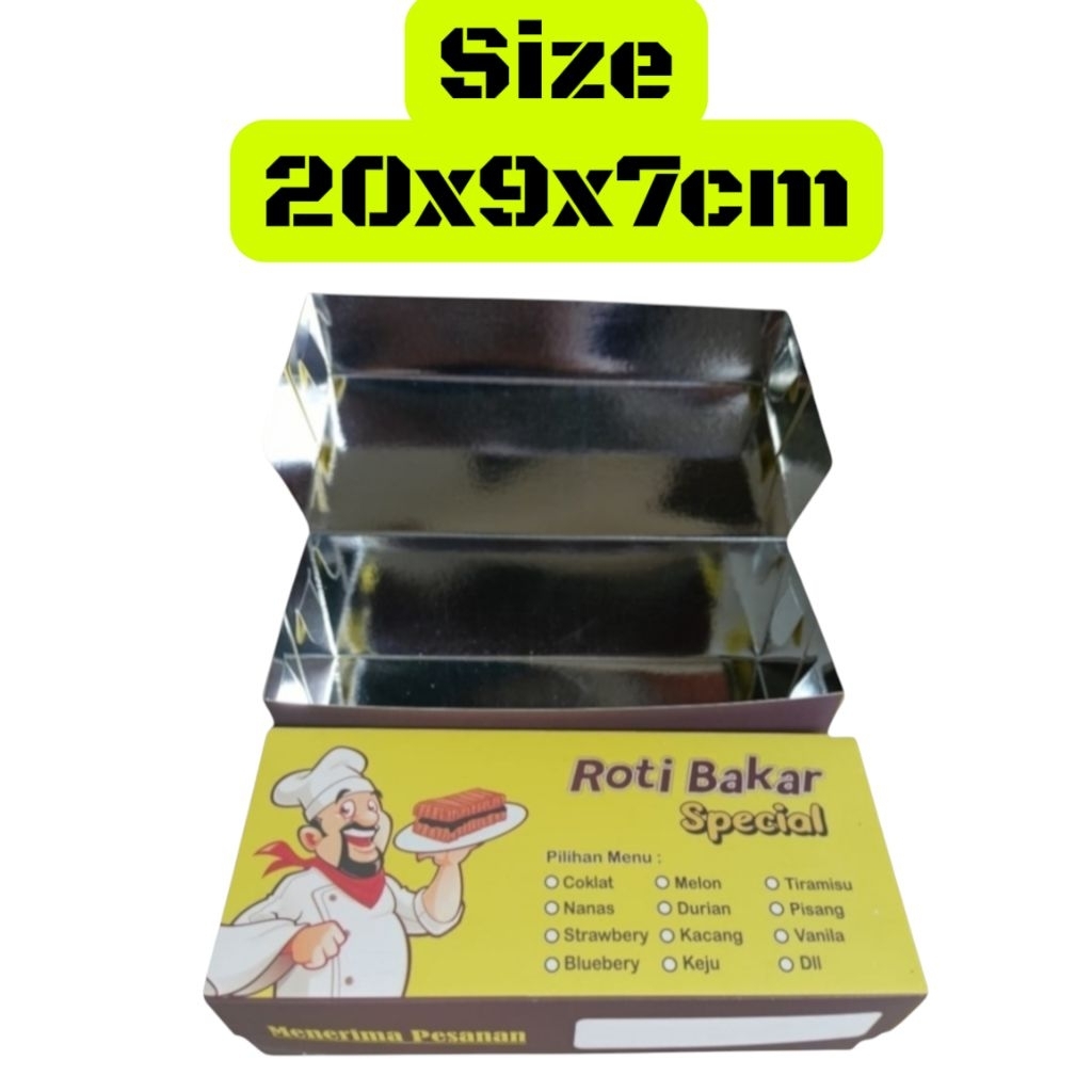 Jual Kemasan Dus Roti Bakar Bandung Motif Full Colour Tebal dan Elegan ...